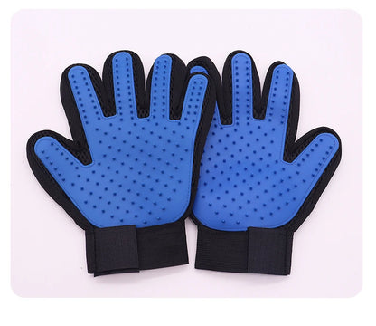 Pet Glove Cat Grooming Glove Cat Hair Deshedding Brush Gloves Dog Comb for Cats Bath Hair Remover Clean Massage Brush For Animal