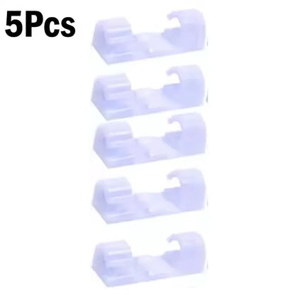 Cable Organizer Clips Wire Holder Self Adhesive Desktop Cord Management for PC Mouse USB Power Cord Fixer Wall Car Home Office