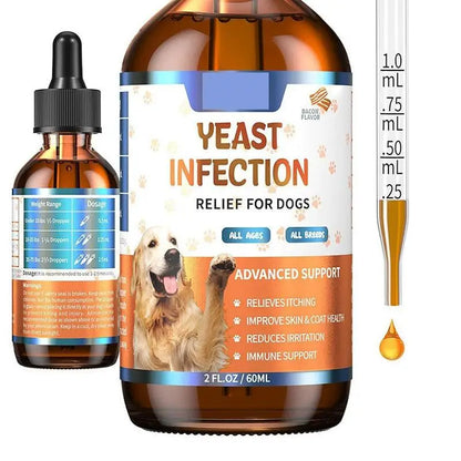 60ML 3Kinds Dog Pet Drops Gentle Care Supplement To Maintain Healthy Coat and Skin for Dogs Herbal Drops PET CARE