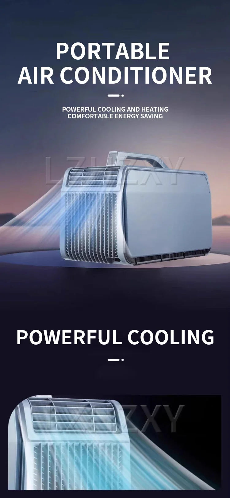 Outdoor mobile air conditioner portable 110V24V/12V universal parking room camping compressor refrigeration