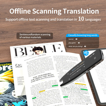 Translation Pen Reading Pen for Dyslexia 142 Translator Pen Language Translator Device Pen Language ﻿Pen Scan to Text Scanner