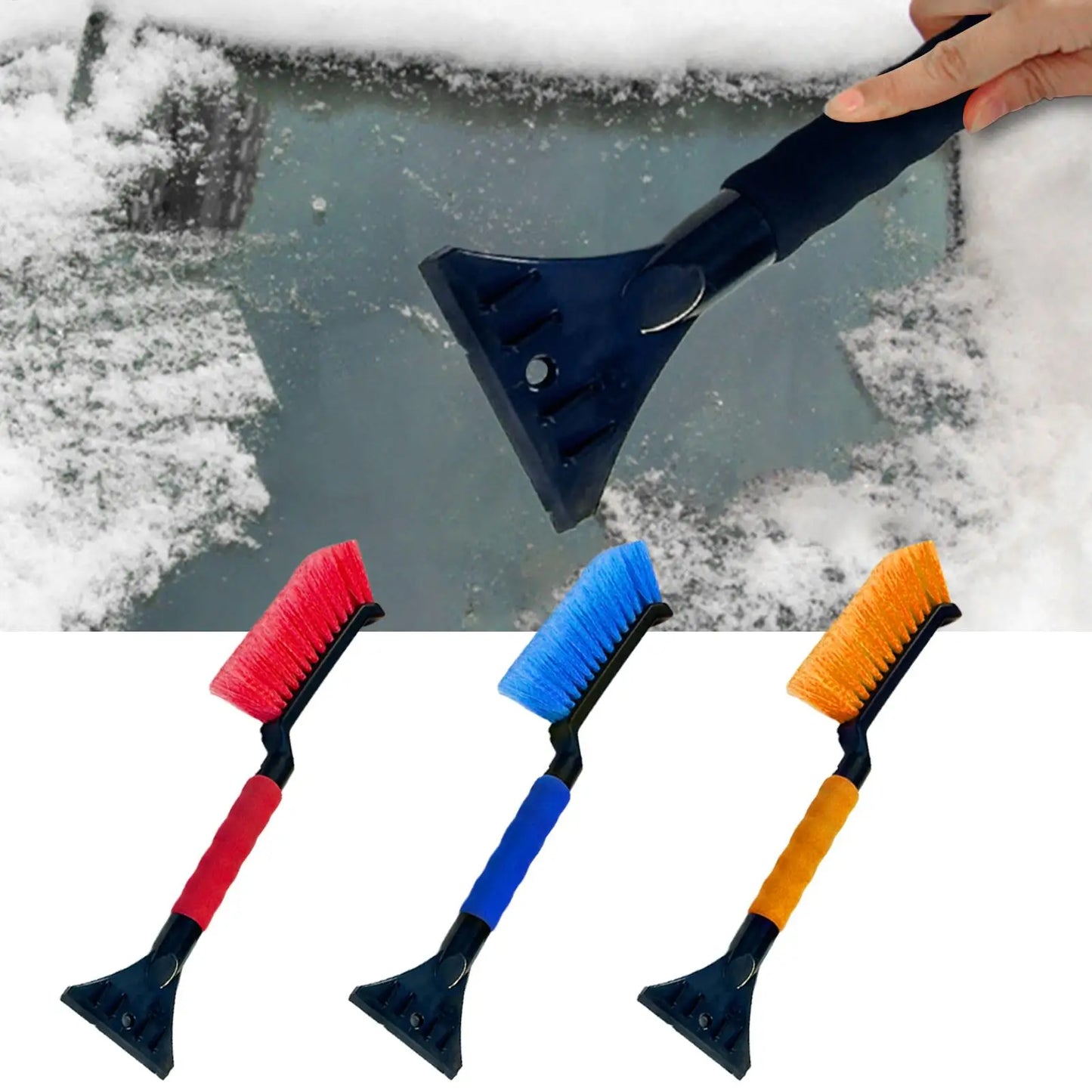 Ice Scrapers for Car Windshield Windshield Scraper for Ice and Snow Ergonomic Foam Grip Snow Cleaner for Car Window Ice Scraper