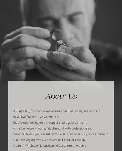 ATTAGEMS New Trends Moissanite Eternal Rings for Women S925 Sterling Silver D VVS1 Diamond Elegant Engagement Bands Fine Jewelry