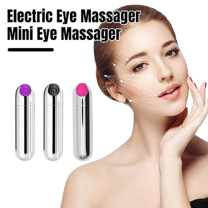 Eye Beauty Devices Massager Machine 10 Modes Portable Vibrating Eye Massager USB Rechargeable Eye Fatigue Relief Tool