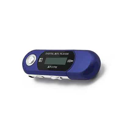 MP3 Mini Player Support 32G TF Card Flash Drive Lightweight LCD Music Player 3.5mm Audio Jack One Finger Control with Card Slot