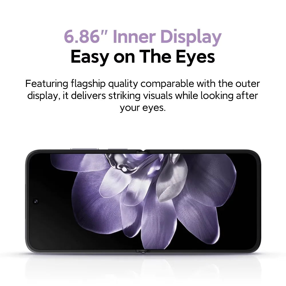 Global Version Xiaomi MIX Flip Leica 50MP Camera 4780mAh 67 W 12GB 512GB Snapdragon 8 Gen 3 Hyper Charger 6.86" 120Hz Display