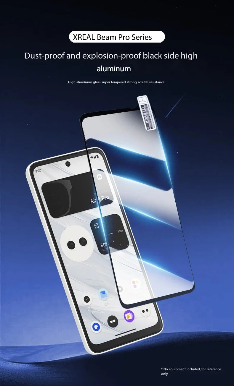 XREAL Beam Pro Protective Case Silicone Cover Tempered Film Mobile Phone Film,  Space Computing Terminal Protective Film