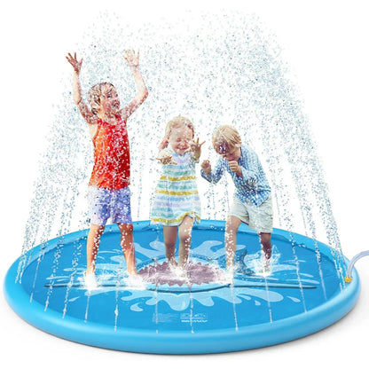 Sprinkler Inflatable Shark Pool 170cm Children Play Water Mat Summer Toy
