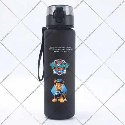 Paw Patrol 650ML Water Bottles Cartoon Anime Pattern Printed Sports Bottle Women Men Outdoor Fashion Cup Birthday Party Gifts