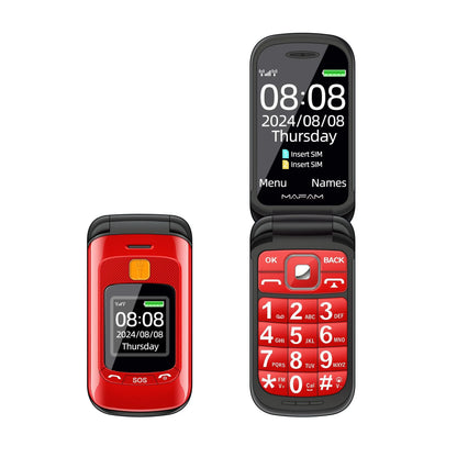 Mafam F899 Small Cover Folded Elderly Mobile Phone For Seniors Dual Display SOS Button Fast Quick Call Anti-Scratch Low Price