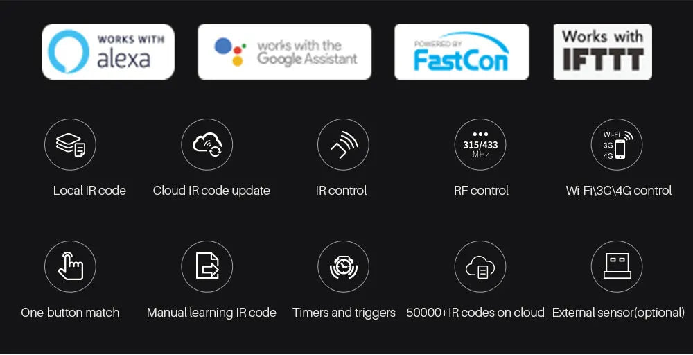 Broadlink RM4 Pro Universele Intelligente Afstandsbediening Smart Home Wifi +IR+ Rf Schakelaar Works met Alexa