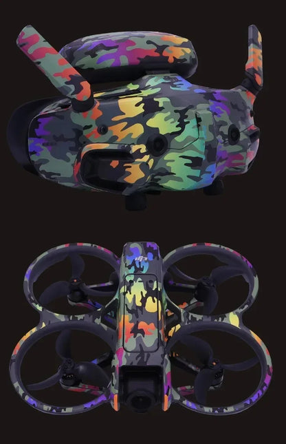 Stickers Skin Set Protective Film for DJI Avata 2 Motion Rocker 3 Goggles 3 Anti-scratch Protective Film Refit Decals Accessory