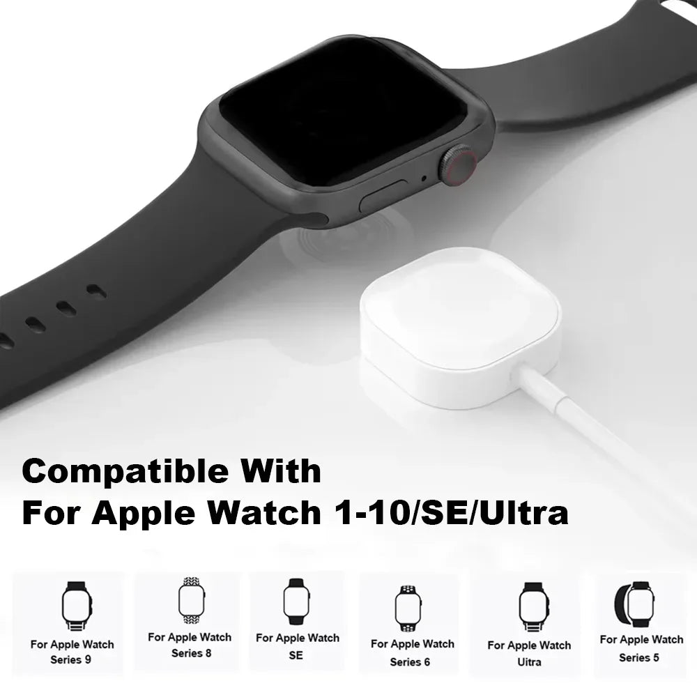 New Magnetic Wireless USB A Fast Charger Type C Charging Cable For Apple Watch Series 10 9 8 7 6 5 4 3 2 1 Ultra Edition iWatch