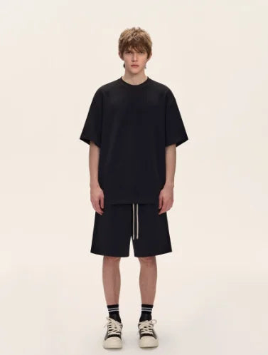 Smiling Friends Glep Flowers T Shirt Men Cool T-Shirt Round Neck Tee Shirt Short Sleeve Tops Summer Pure Cotton Breathable Tees