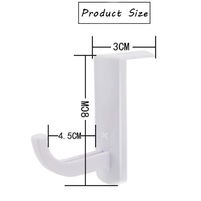 Headset Stand Durable Headphone Hanger PC Desktop Stand Table Cell Phone Holder Monitor Earphone Mounted Hook for All Headphones