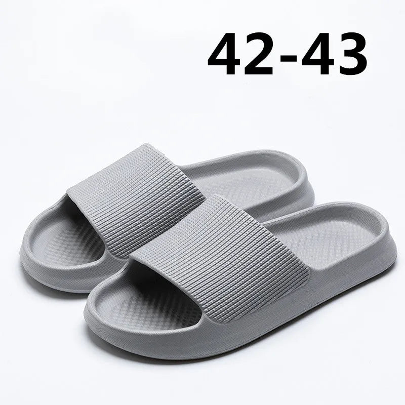 Youpin Thick Platform Women Bathroom Home Slippers Cloud Slippers Soft Sole EVA Indoor Slides Sandals Summer Non-slip Mi