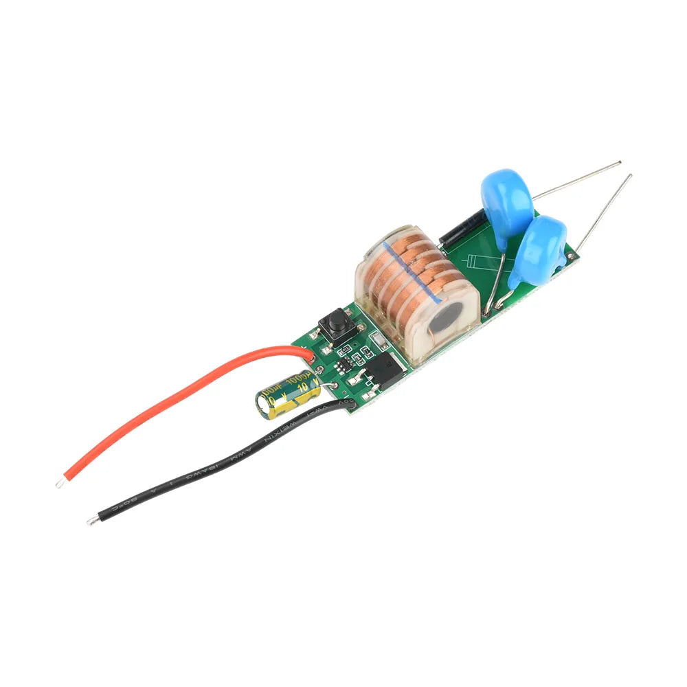 DC 3.3V-5V to DC 15-30KV Arc Igniter High Voltage Module No-load High Power High Voltage Booster Module Adjustable Voltage Coil