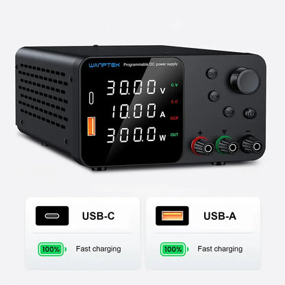 Wanptek DC Laboratory Power Supply 30V 10A 60V 5A 120V 3A Adjustable Voltage Current Applicable voltage 110V 220V Power Supply