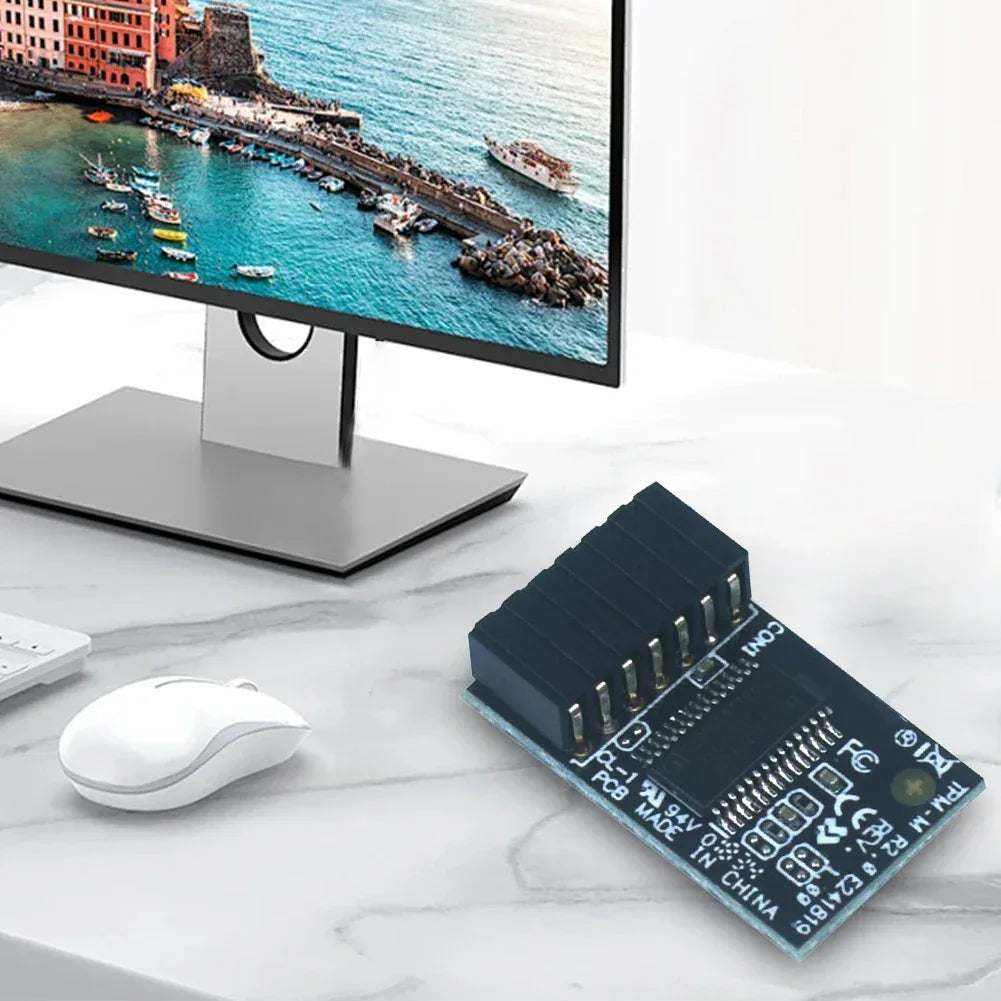 For Asus TPM-M R2.0 TPM Module LPC 14-1 Pin TPM-M R2.0 Hardware Security Chip Trusted Platform Module for Asus Motherboards