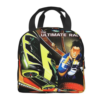 Custom Hot Wheels For Fans Thermal Insulated Lunch Bag Cartoon Sport Car Portable Lunch Container Travel Multifunction Food Box