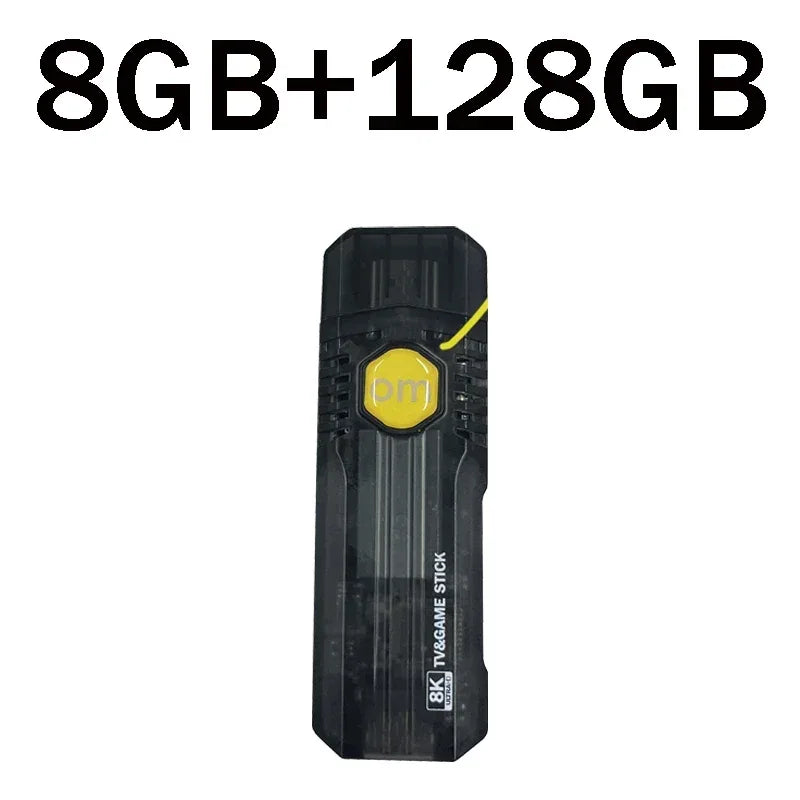 TV Stick OM Android 13 HDR 4K 1080P Amlogic S905L quad-core WiFi 4G 8GB 128GB Smart streaming Media Player iptv
