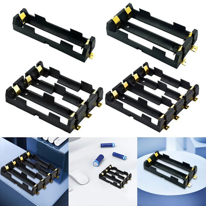 18650 SMT Battery Holder 18650 SMD Battery Box With Bronze Pins Rechargeable Battery Storage Box Case Holder Power Bank 3.7V