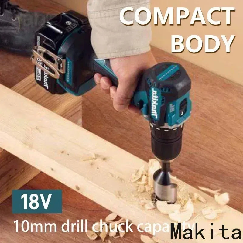 Original Makita DDF487 18V Brushless Cordless Drill Driver - 10mm Chuck, 2-in-1 Drill & Screwdriver for DIY/Home/Work