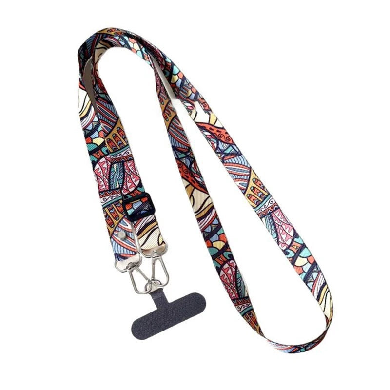 Universal Mobile Phone Lanyard, Adjustable, Neck & Crossbody Strap, Includes Anti-Loss Cable & Case Key Gasket