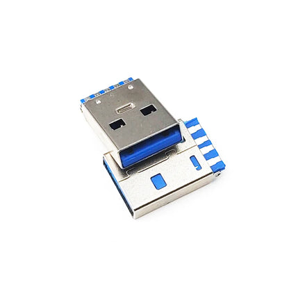 5/10pcs USB 3.0 Welding Wire Type A Male Plug Connector High-speed Data Transmission USB3.0 Jack Charging Socket Solder DIY