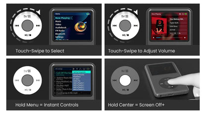 Portable mp3 player bluetooth speakers & video, radio receiver, digital music player, innioasis y1 Hifi audio walkman