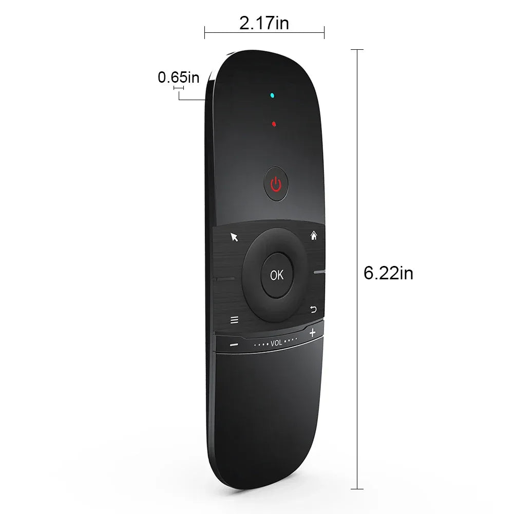 W1 Air Mouse Wireless Keyboard Remote Control 2.4G IR Learning 6-Axis gyroscope Motion Sense for Smart TV Android TV Box PC