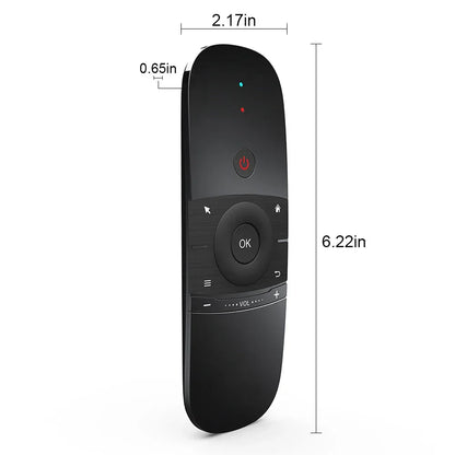 W1 Air Mouse Wireless Keyboard Remote Control 2.4G IR Learning 6-Axis gyroscope Motion Sense for Smart TV Android TV Box PC