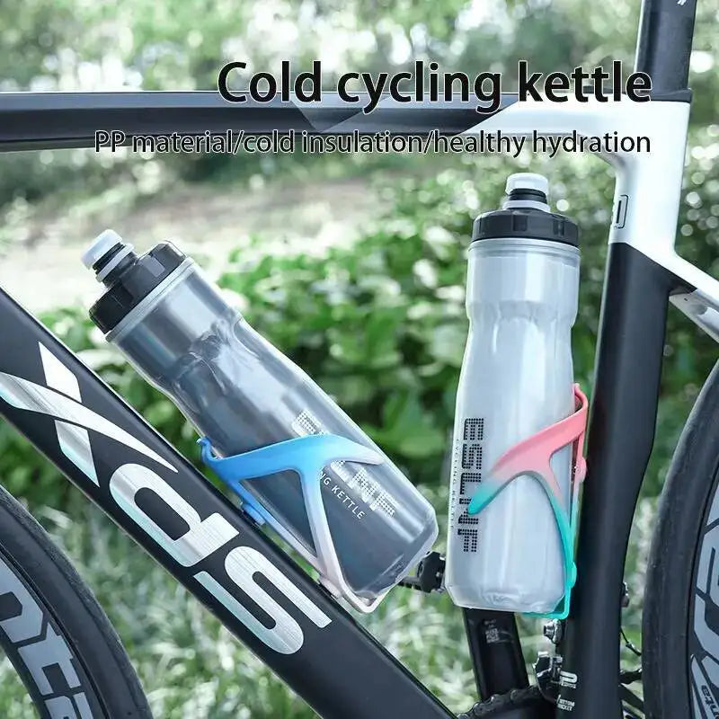 ESLNF Road Dual Bike Thermal Layer Leak-Proof 720Ml Keeping Bicycle Water Kettle Outdoor Cycling Sports Bottle