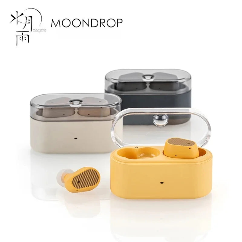 MOONDROP Pudding TWS earphones True Wireless Stereo ANC AI ENC LHDC-V 10mm Dynamic Driver，Bluetooth 6.0 with AI noise reduction