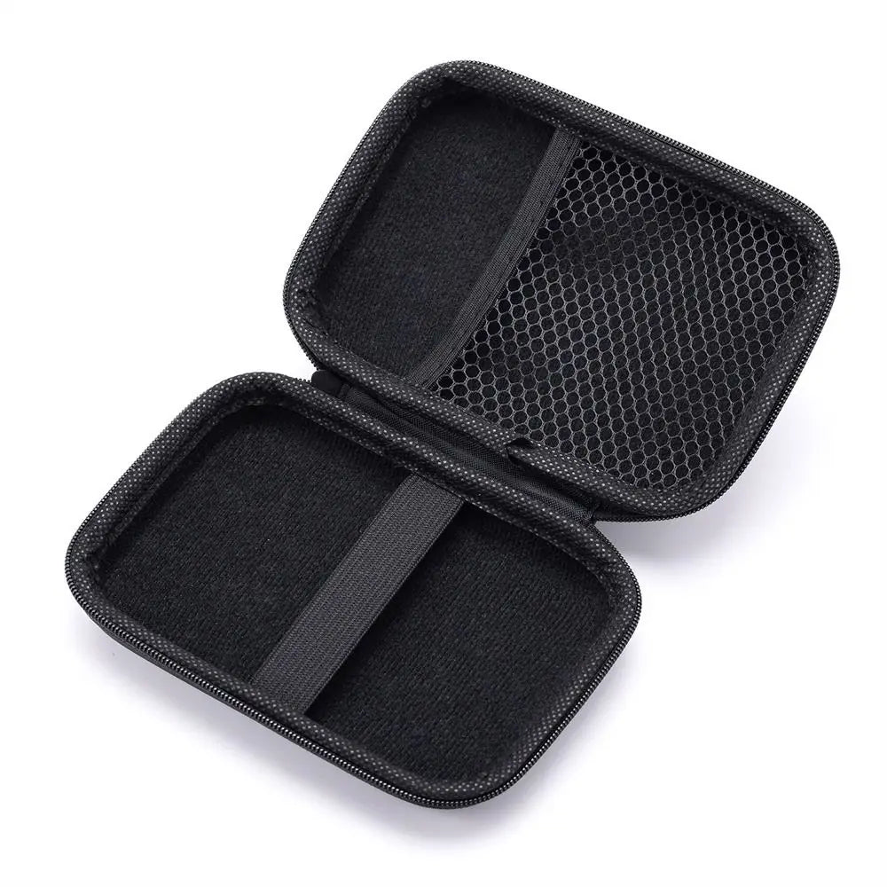 Portable Phone Charger Zipper Bag EVA Protection Case Hard Disk Data Cable Headphone Storage Pocket Pouch Travel Storage Box