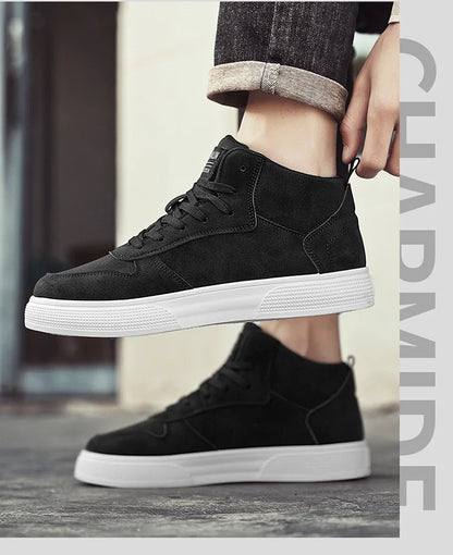 Brand Men's Vulcanzed Shoes Platform High Top Man Sneakers Lightweight Male Running Shoes Breathable Comfort Casual Sport Shoes