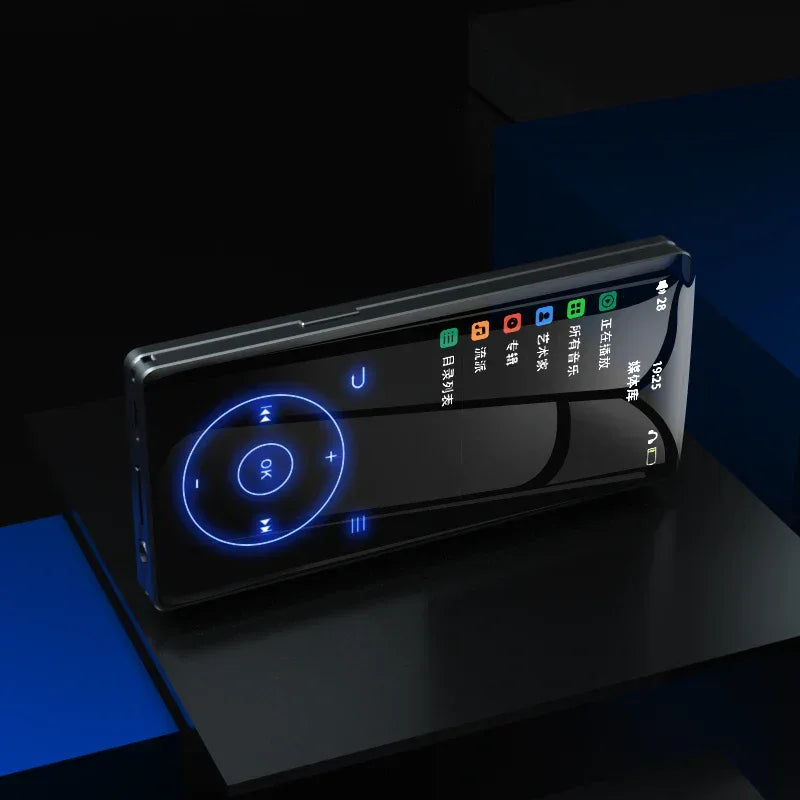128GB MP3 Player: Portable Music Player with Bluetooth 5.2 HiFi Sound Shuffle Single Loop FM Radio Built-in HD Speaker Voice Rec