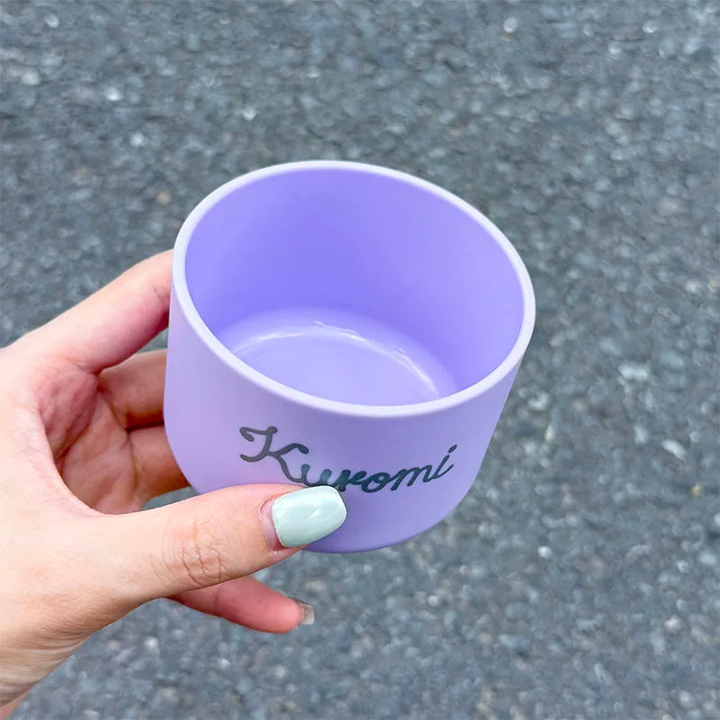1pc Kuromi Stainless Steel Cute Insulated Cup - 500ML with Crossbody Strap, Portable Water Bottle for Outdoor Sports
