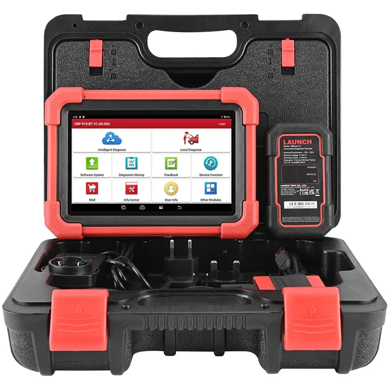 New LAUNCH X431 CRP919X BT OBD2 Scanner Automotive Diagnostic Tools Car CANFD DOIP ECU Coding OBDII Professional Free Shpping