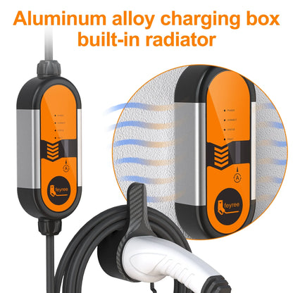feyree 32A 7KW Type2 EV Portable Charger 3.5KW 16A 1Phase EVSE Charging Box 11KW 16A 3Phase Car Charger for Electric Vehicle