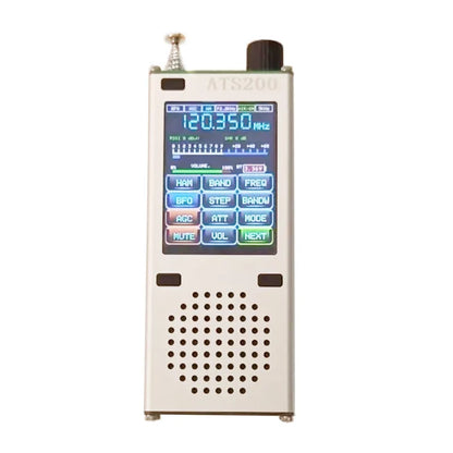 ATS200 Aviation Band airband Radio Receiver FM SI4732+ESP32+Bluetooth+2.4 Inch Touch Display SSB FM, AM, LSB, USB MW SW AIR