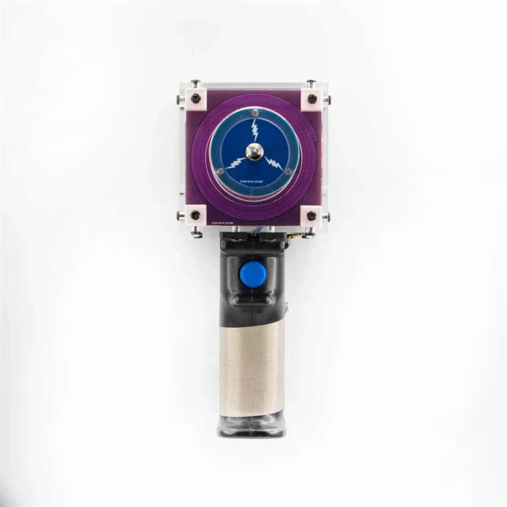 Portable Handheld Tesla Coil 13cm Electric Arc Scientific Experiment High Voltage Generator Artificial Lightning Tesla Coil