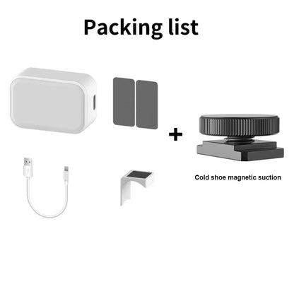 GBL01 Magnetic Mini Fill Light w/ Charging Box for DJI Osmo Mobile 6/SE/OM5, Zhiyun SMOOTH4/5/ Feiyu Handheld Gimbal Stabilizer
