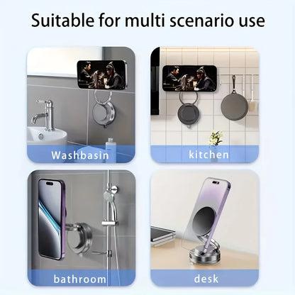 Magnetic Car Phone Holder 360° Rotatable Strong Magnet Stand Portable Mount Universal Suction Cup Phone Mount for MagSafe