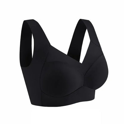 2 PCS Underwear Seamless Bra Women Is Sexy Large Size Tops Support Small Comfortable No Steel Ring Underwear L-6XL