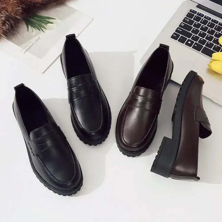 Women's Flat Shoes New Style Spring Summer 2023 Korean Fashion Round Head Casual Versatile Simple Lazy Shoes Rubber Material