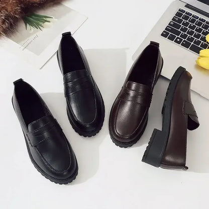 Women's Flat Shoes New Style Spring Summer 2023 Korean Fashion Round Head Casual Versatile Simple Lazy Shoes Rubber Material