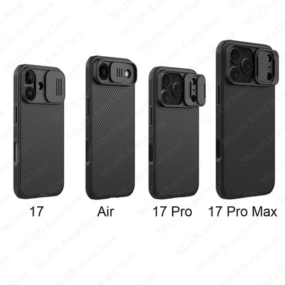 NILLKIN For iPhone 17 Pro Max / 17 Pro MagSafe Case CamShield Pro Magnetic Charging Slide Camera Cover For iPhone17 / Air