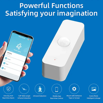 WiFi Zigbee PIR Motion Sensor Smart Home Human Body Infrared Detector Security Smart Life Works With Alexa Google Home