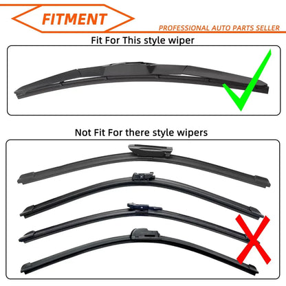 Windshield wiper blade modification parts, automotive windshield wiper rubber strips, automotive, truck, SUV general automotive